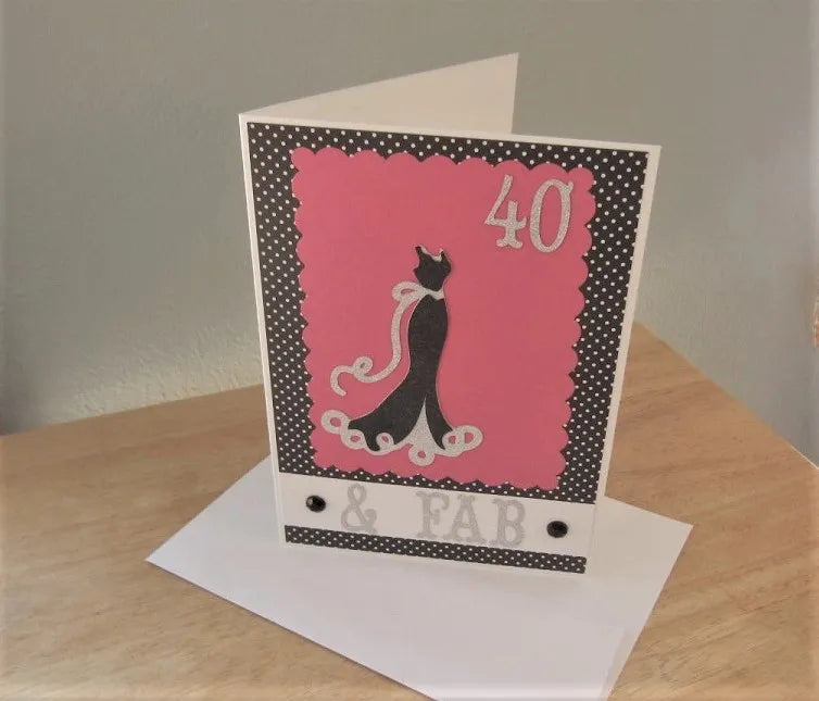 40 & Fab Birthday Card