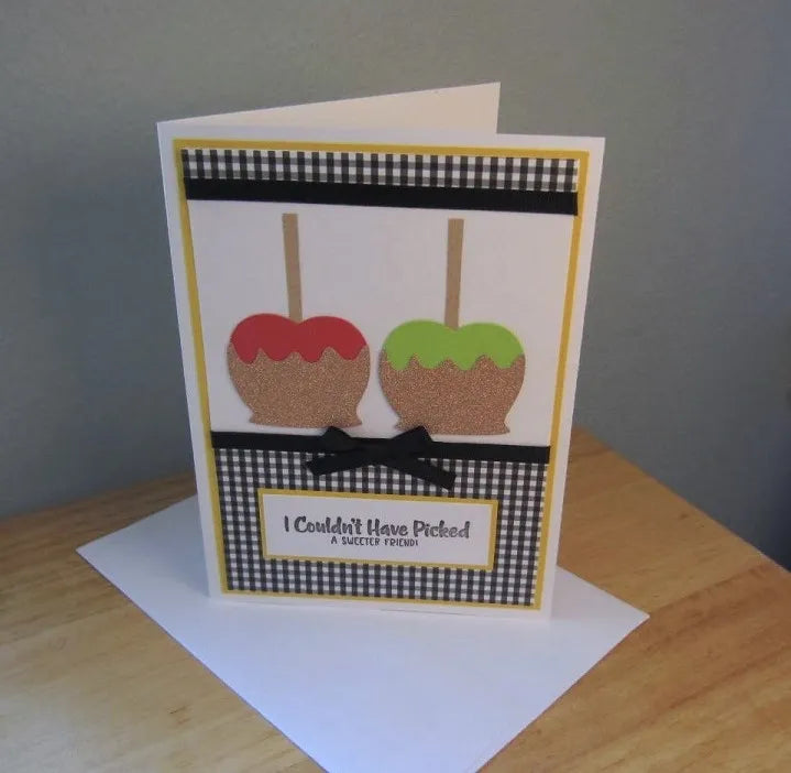 Candy Apple Friend Card