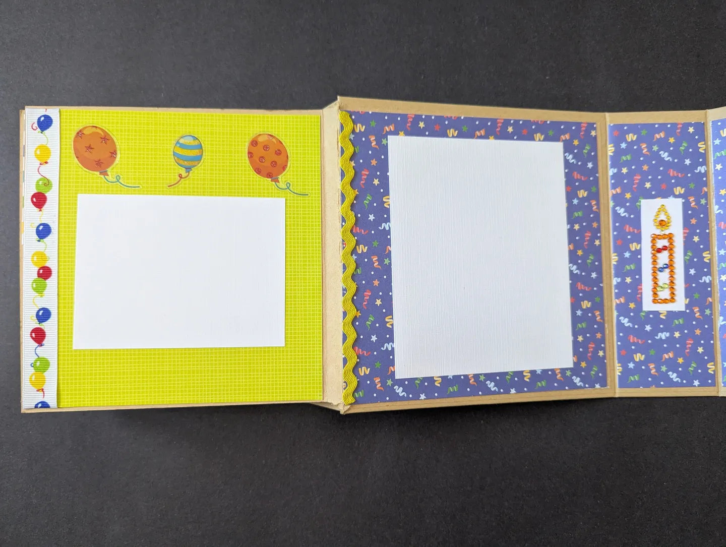 Premade Boy Birthday Mini Chipboard Album