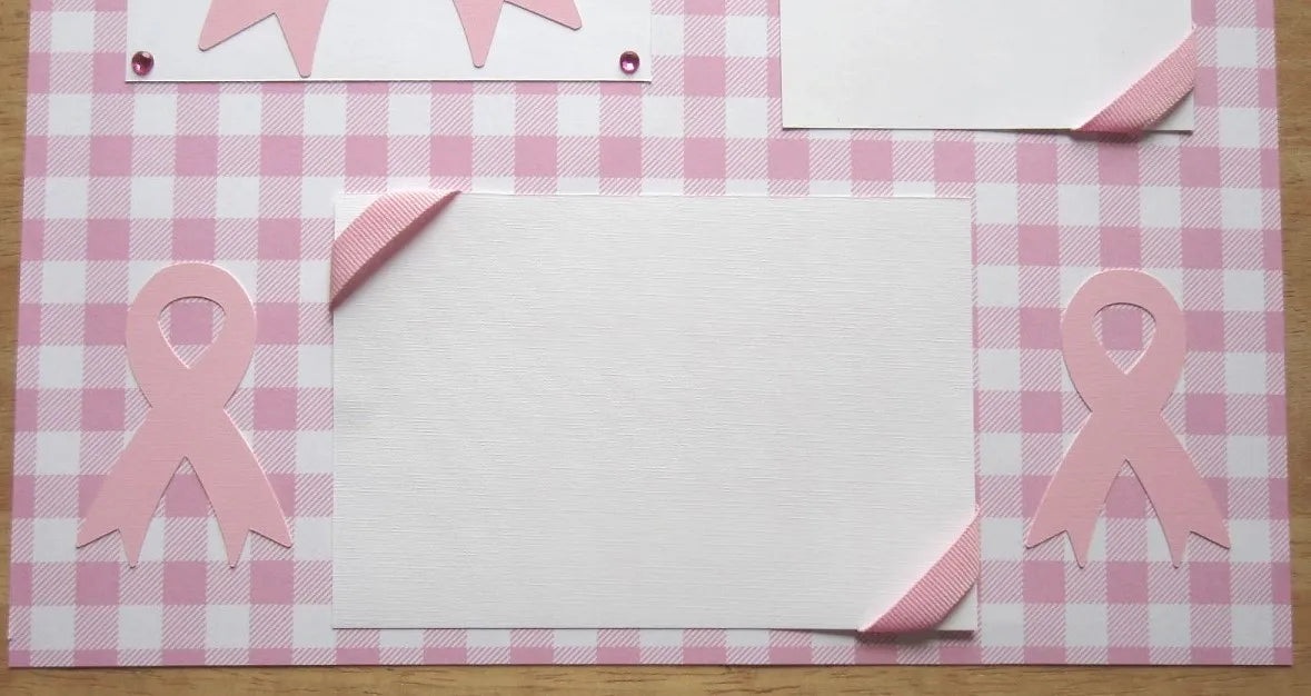 Cancer Survivor Scrapbook Page