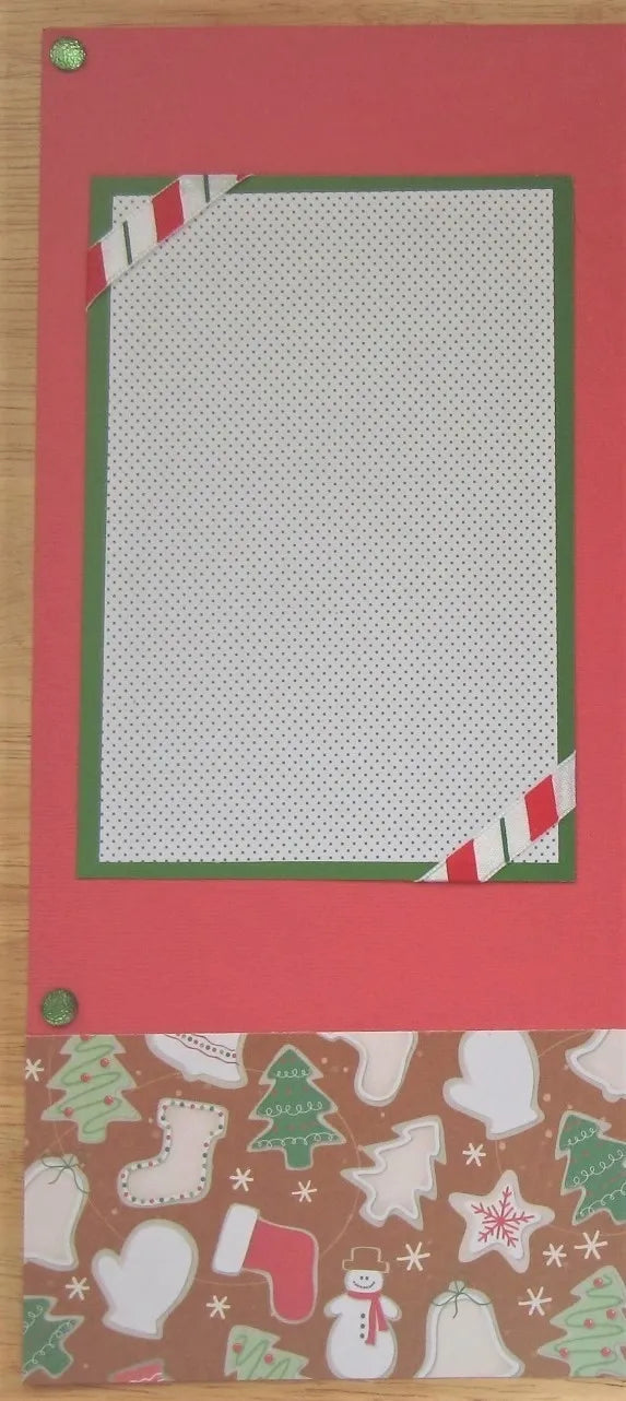 Christmas Cookies Scrapbook Pages