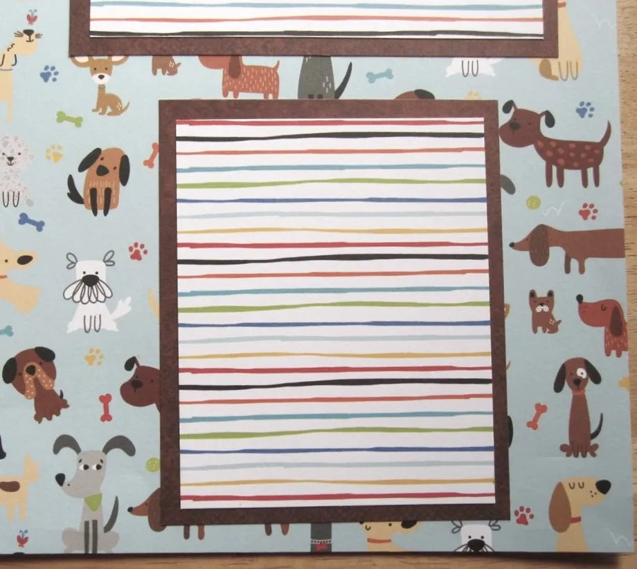 Dog Scrapbook Page