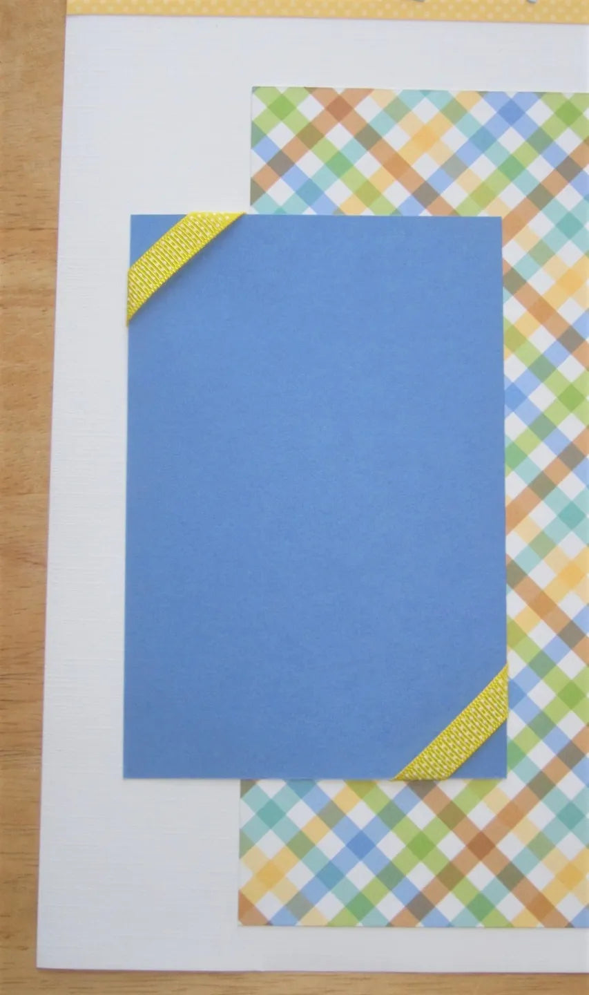 Gender Reveal Boy Scrapbook Pages