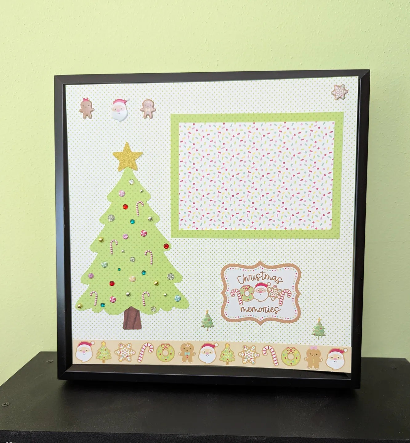 Christmas Tree Scrapbook Page