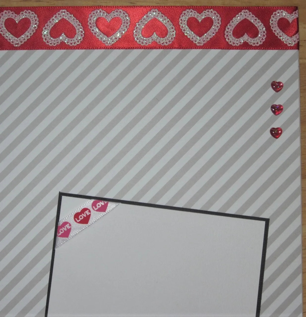 Love Scrapbook Page