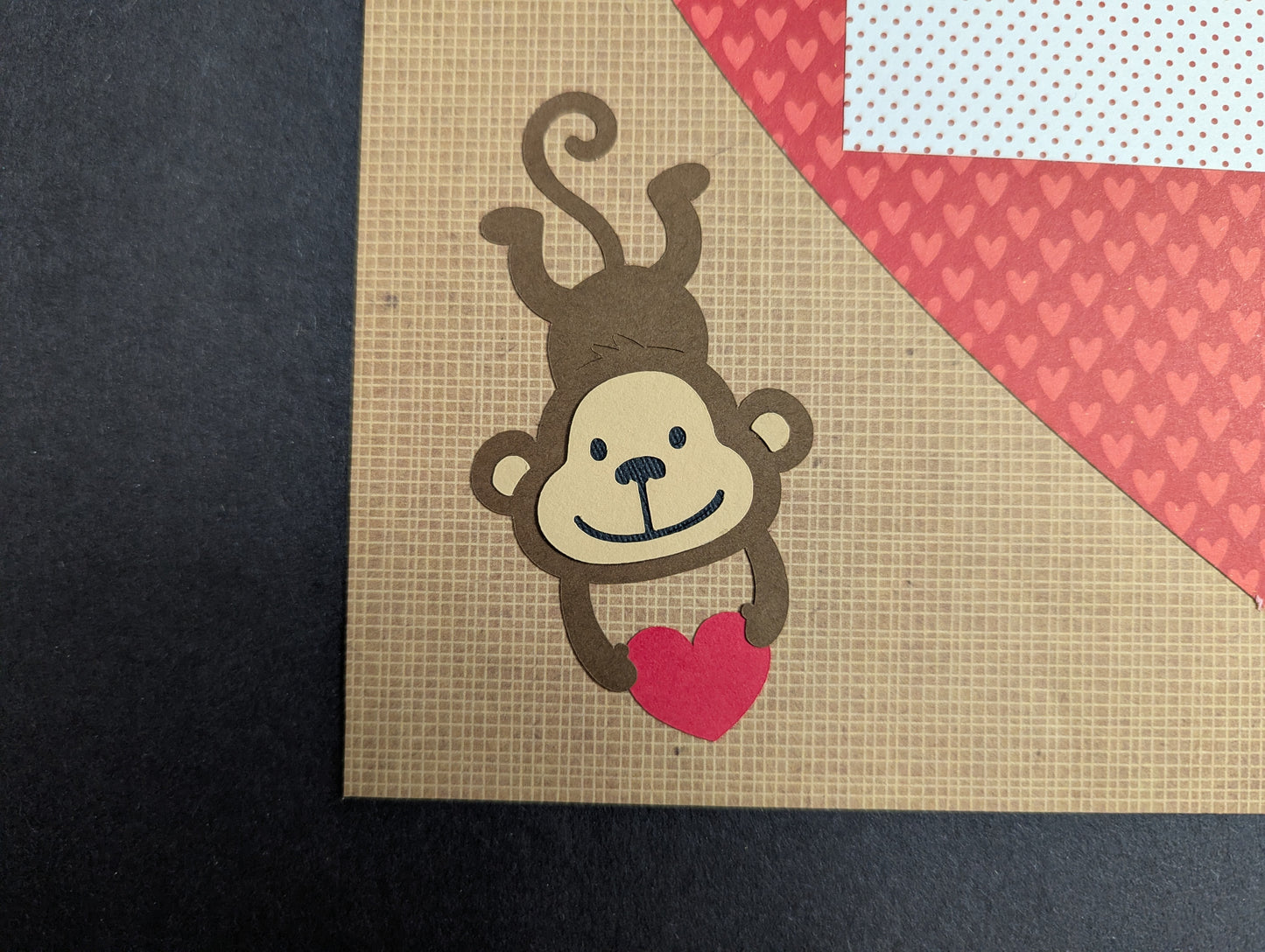 First Valentine's Day Scrapbook Page