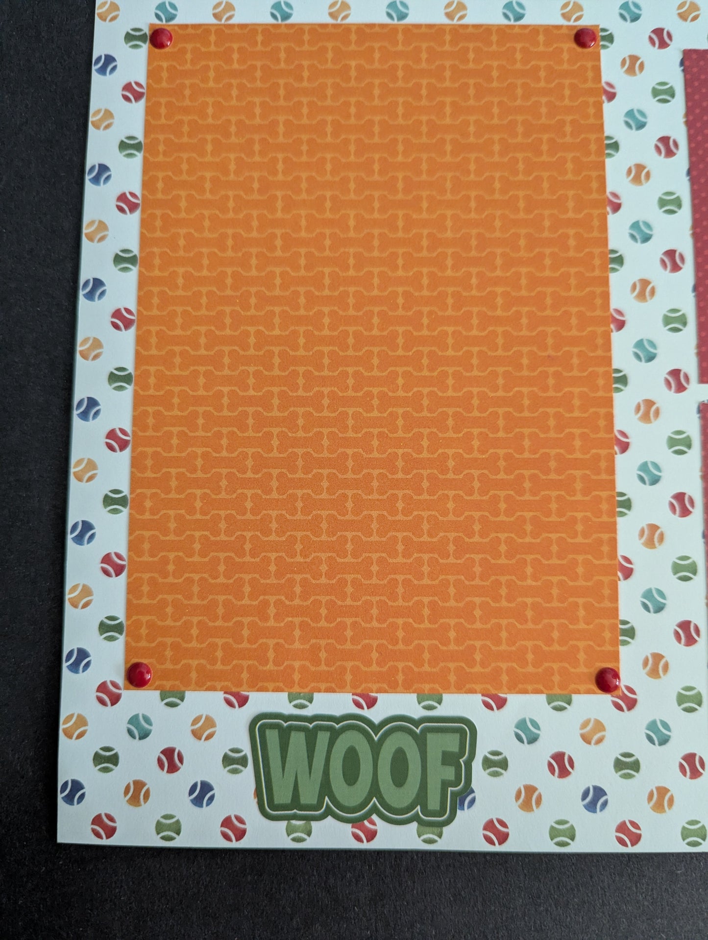 Dog Scrapbook Page