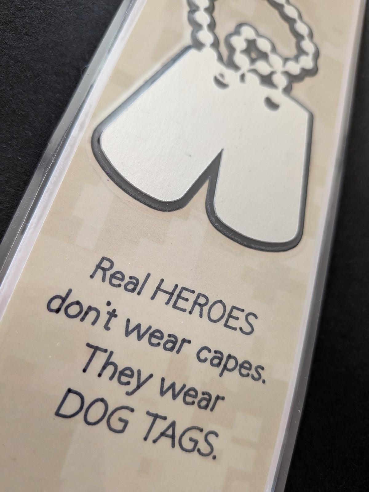 Dog Tags Bookmark