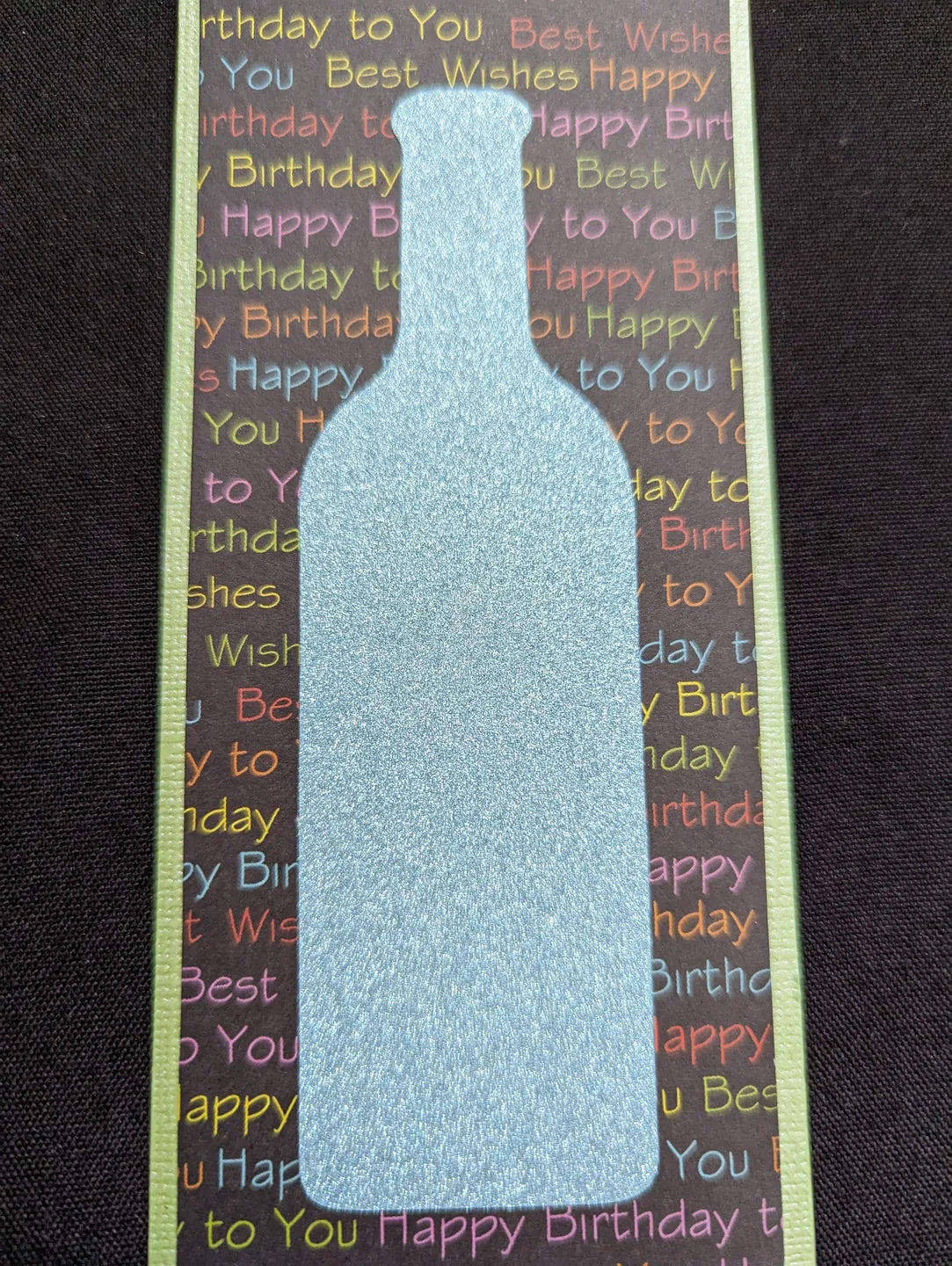 Birthday Bottle Gift Tag