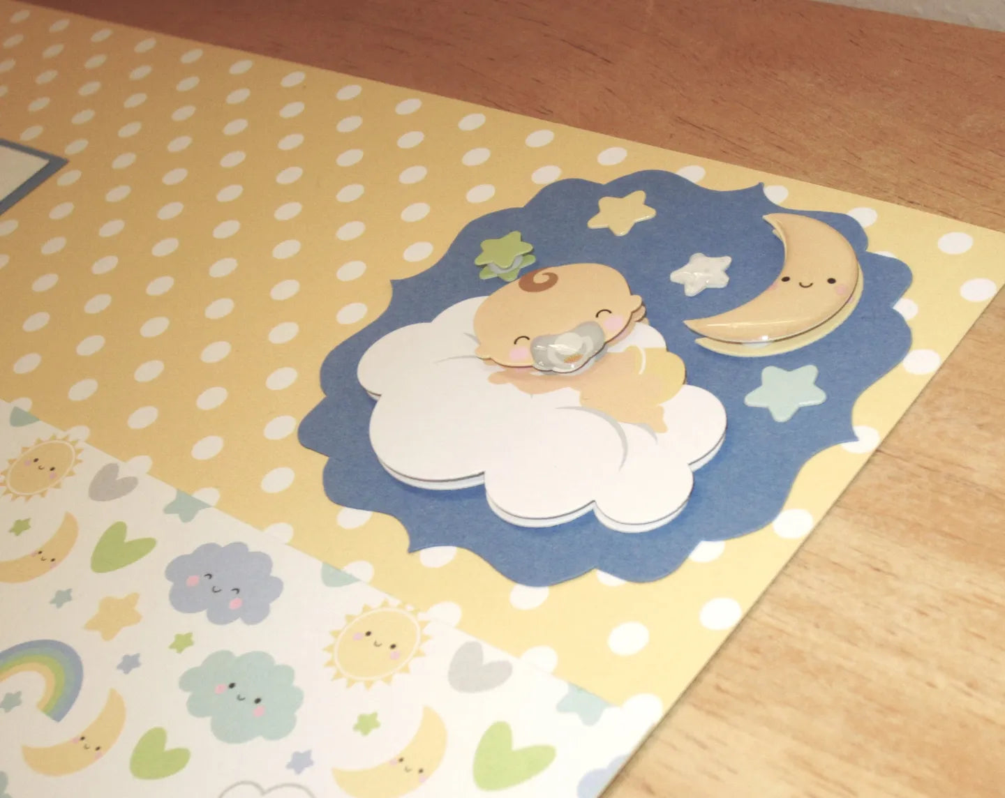 Baby Boy Scrapbook Pages Set