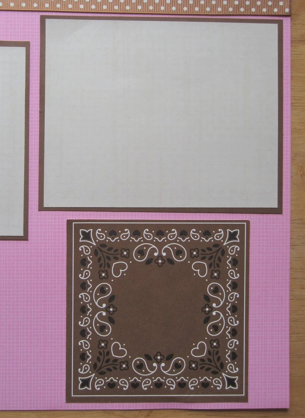 Cowgirl Scrapbook Page