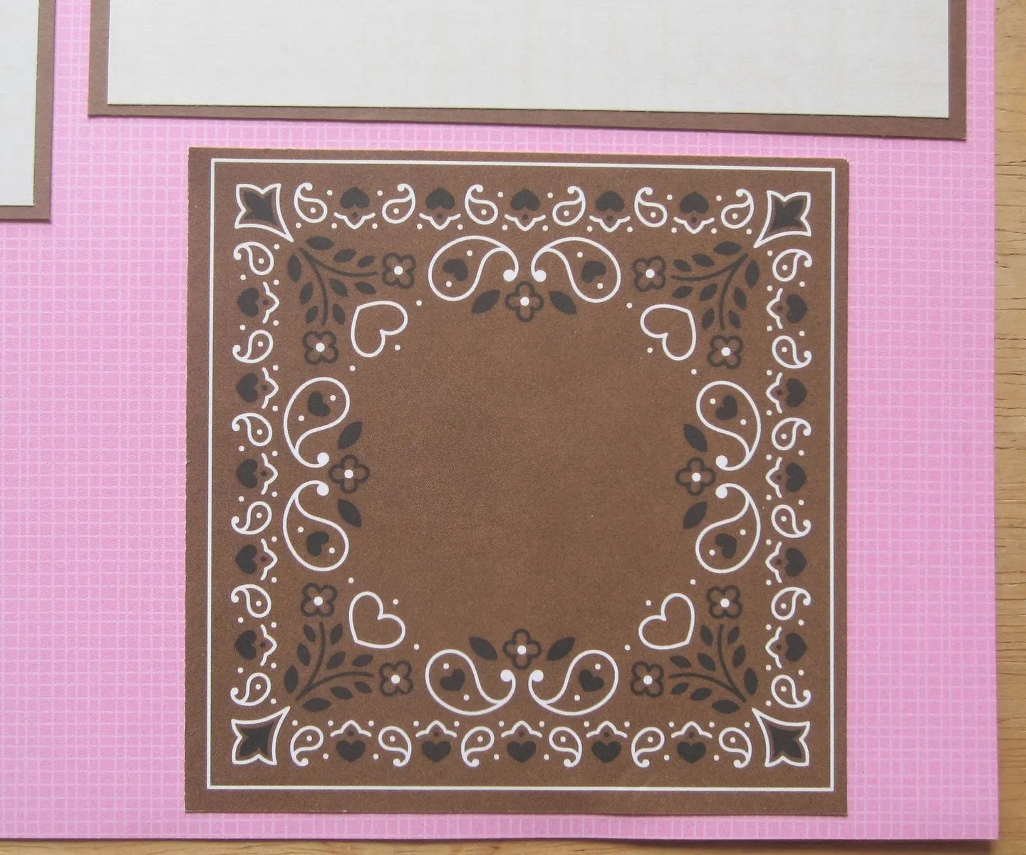 Cowgirl Scrapbook Page