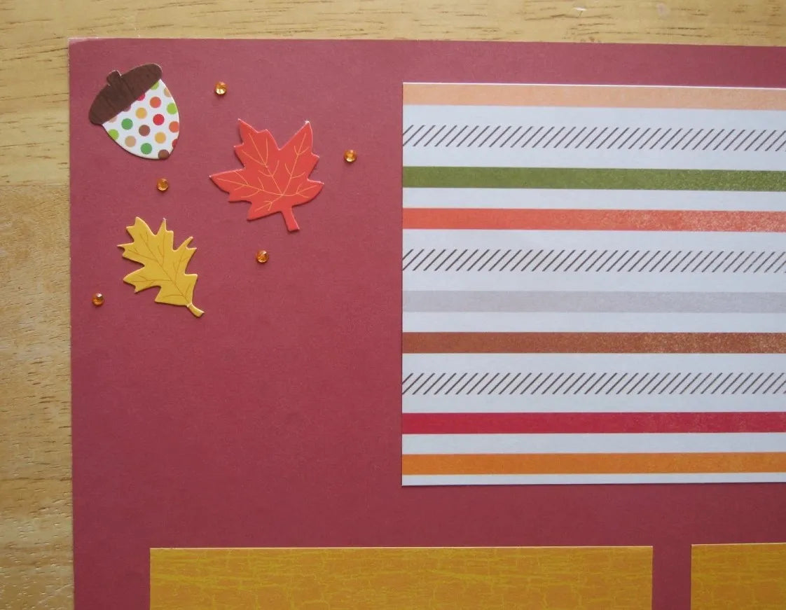 Autumn Scrapbook Pages