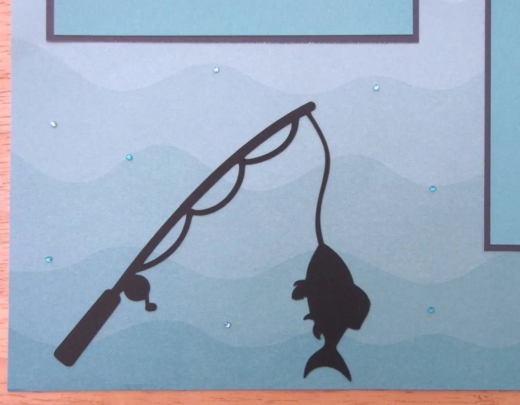 Fishing Scrapbook Page