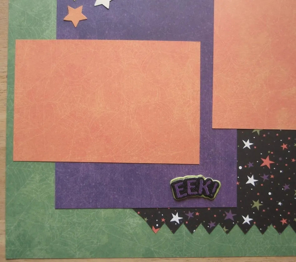 Halloween Scrapbook Pages