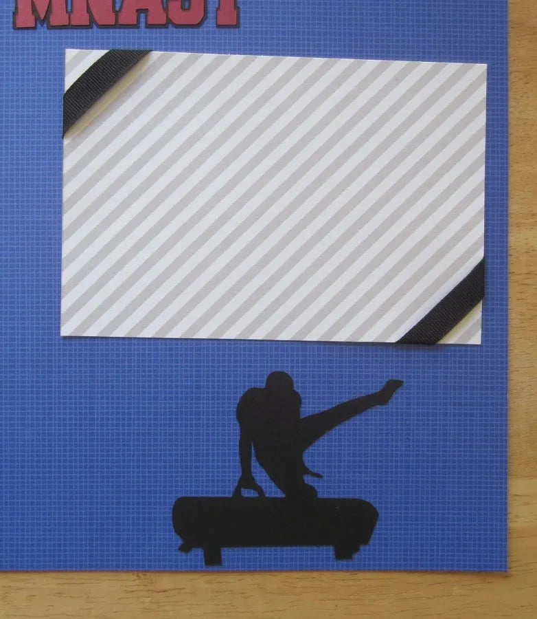 Gymnast Scrapbook Page