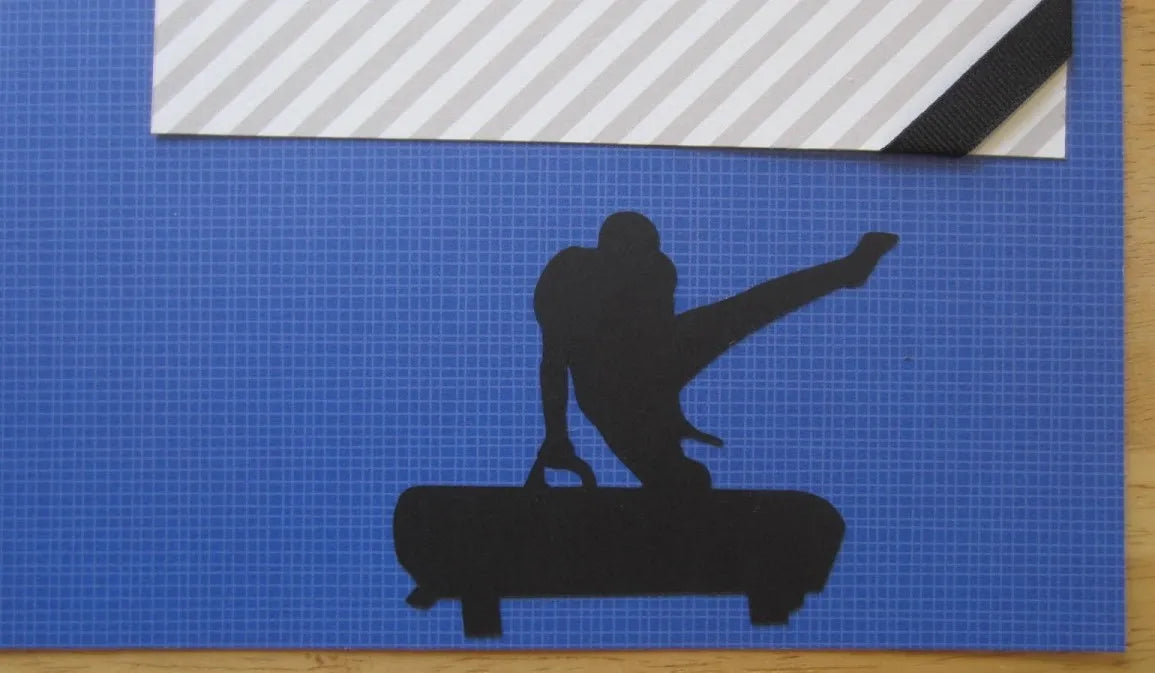 Gymnast Scrapbook Page