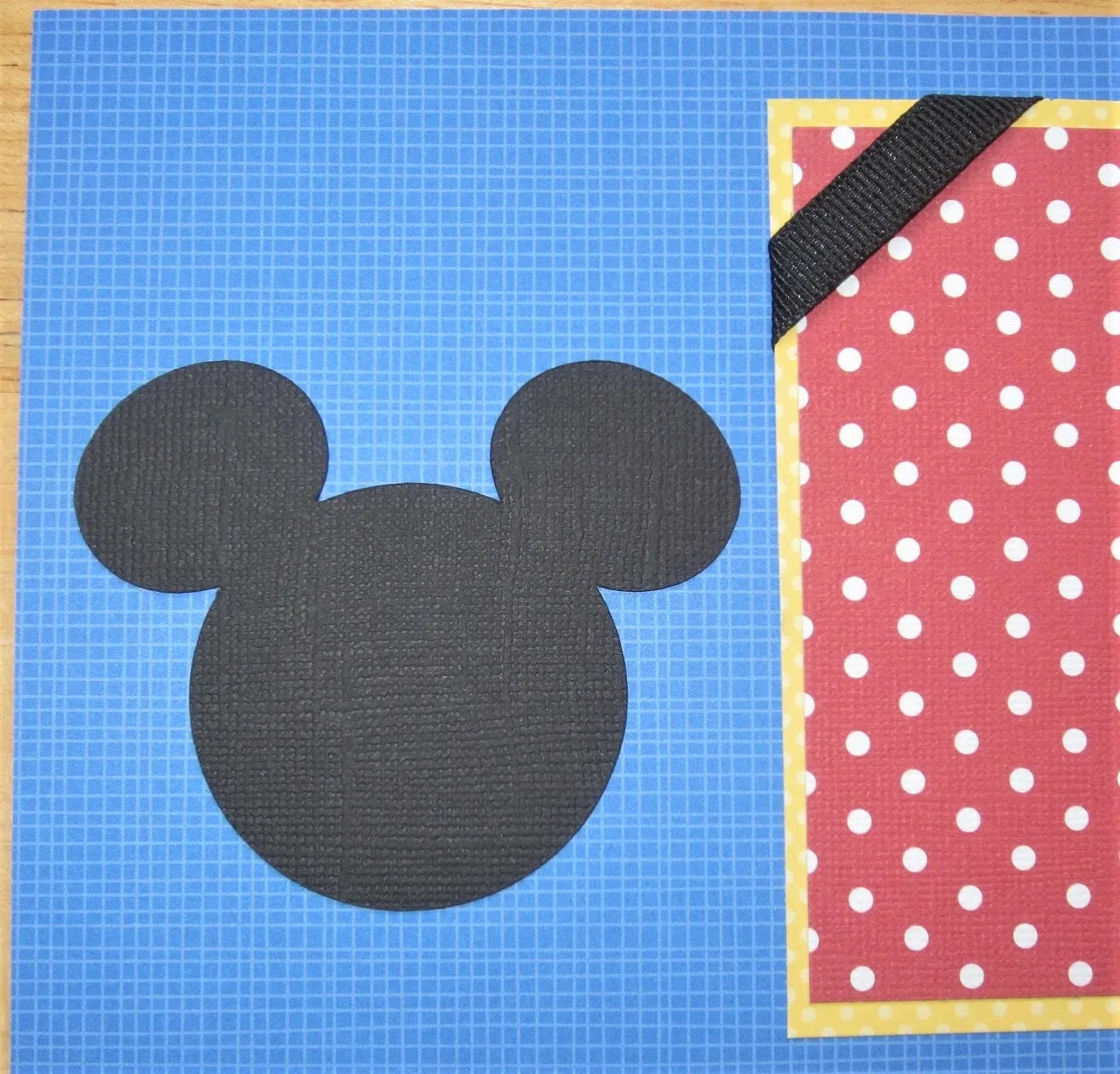 Mickey Mouse Scrapbook Page