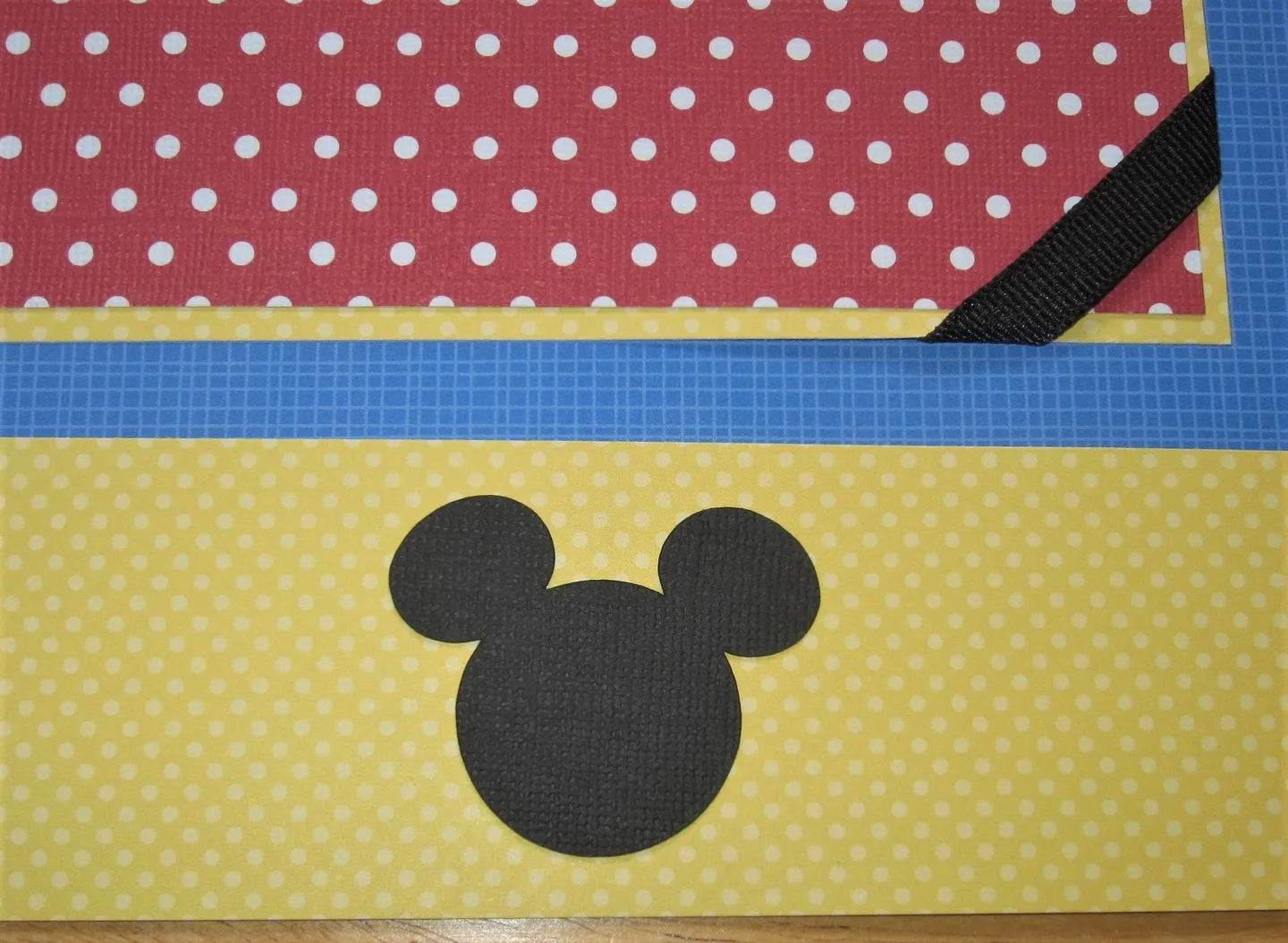 Mickey Mouse Scrapbook Page