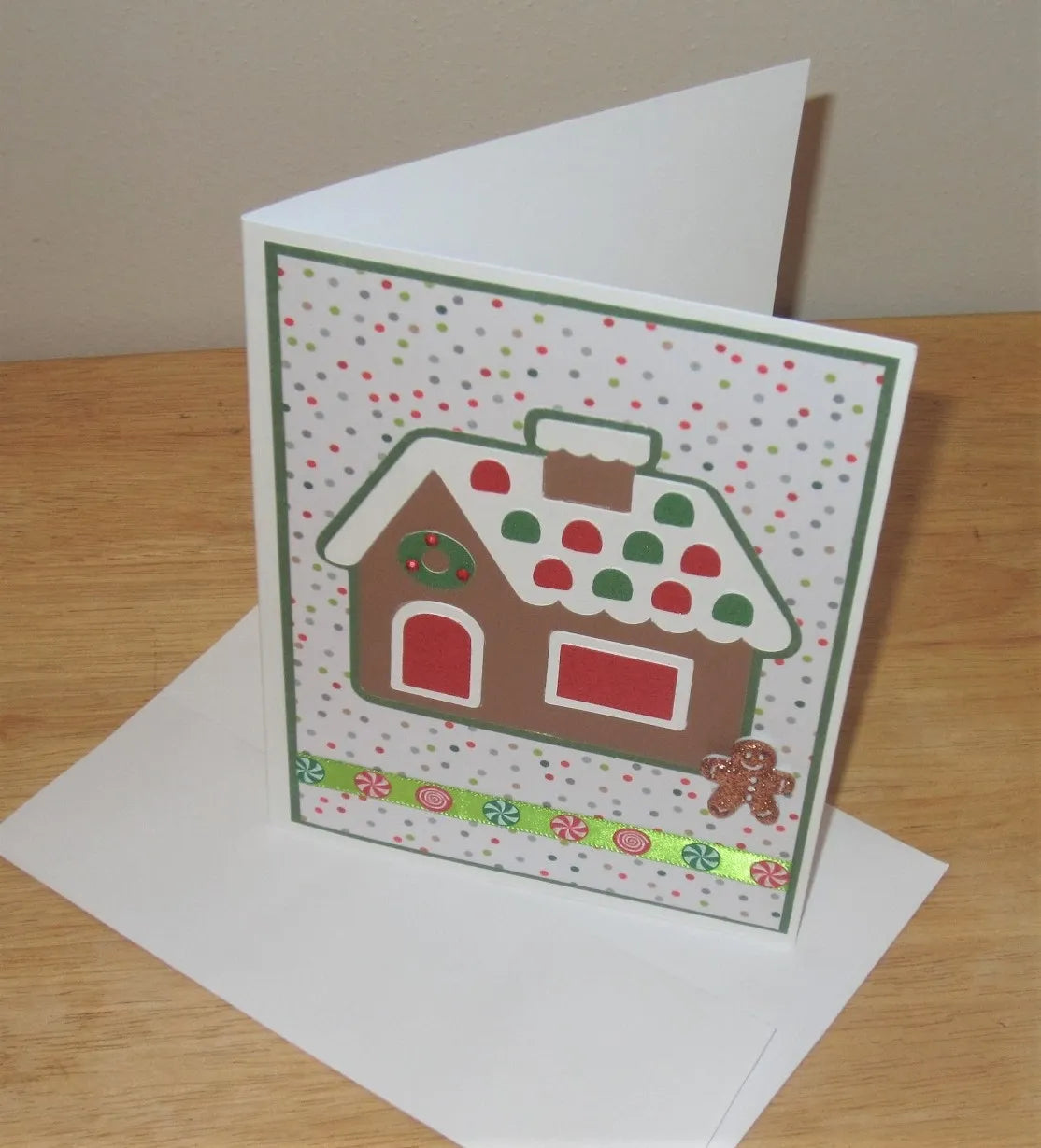 Christmas Gingerbread House Card