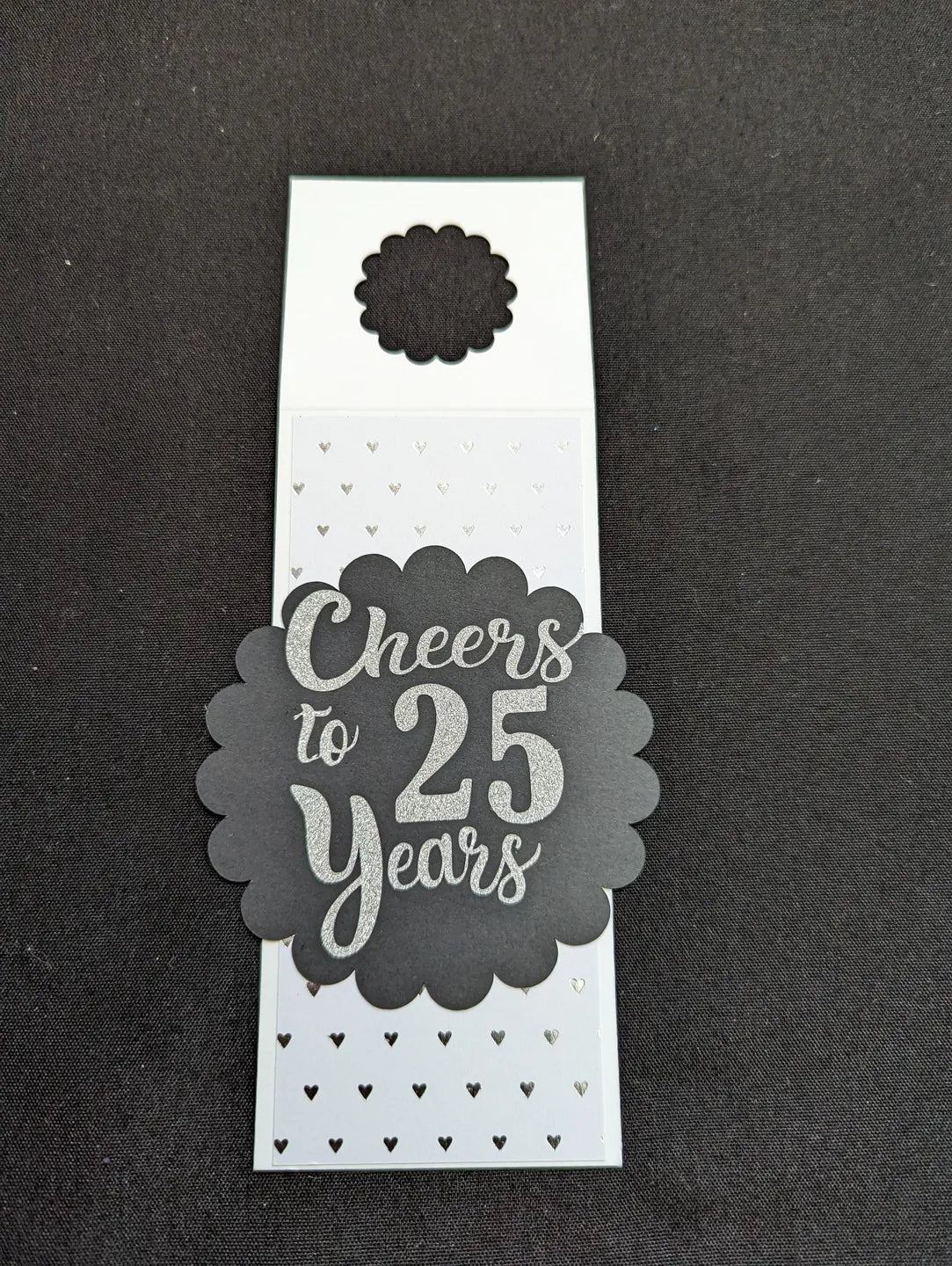 25th Anniversary Bottle Gift Tag