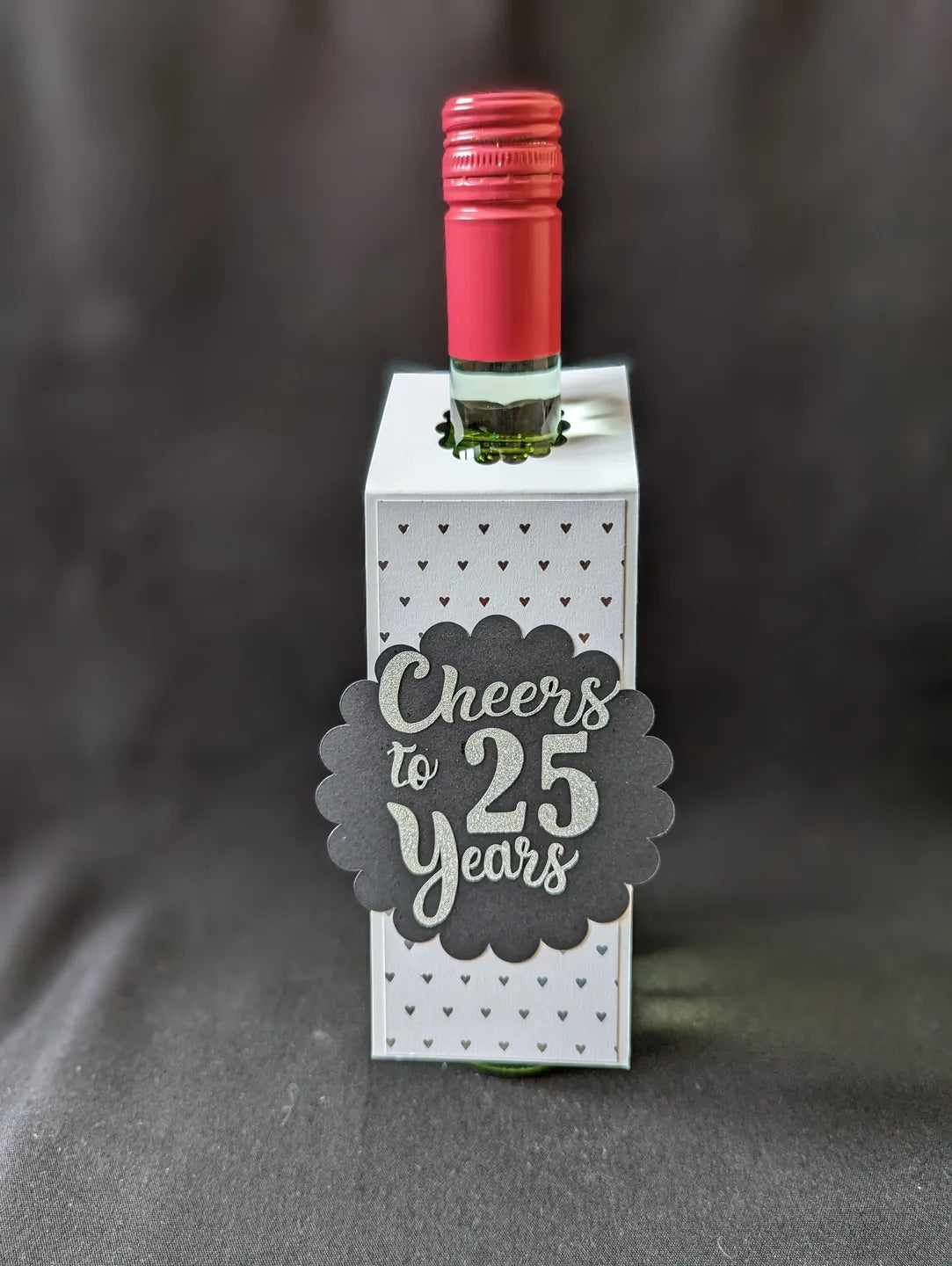 25th Anniversary Bottle Gift Tag