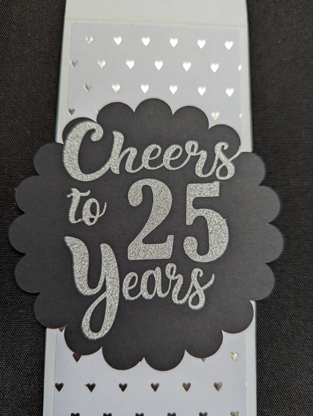 25th Anniversary Bottle Gift Tag