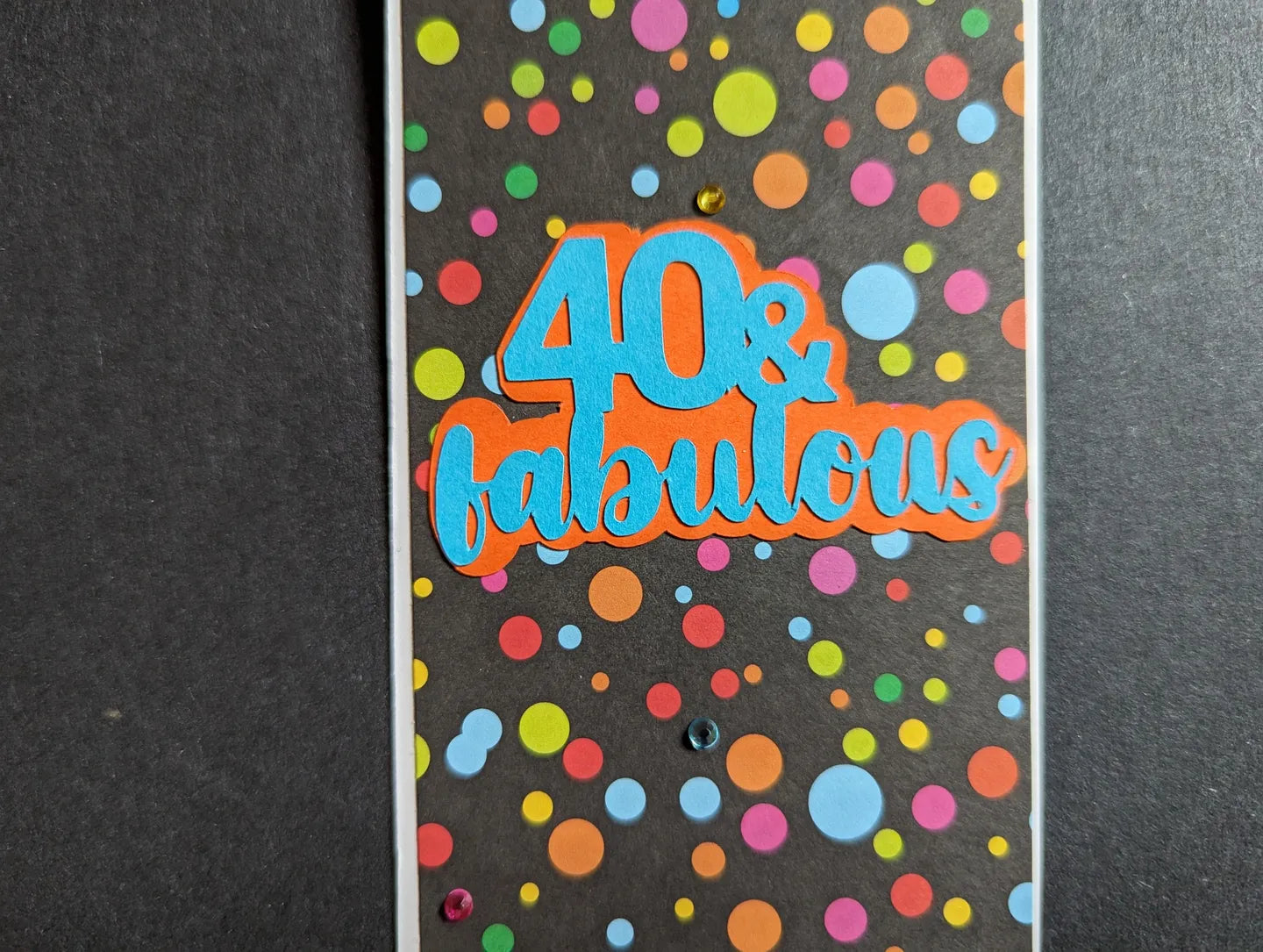 40th Birthday Bottle Gift Tag