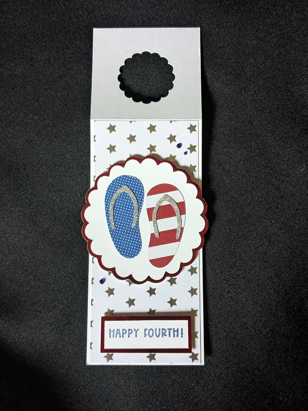 Happy Fourth Bottle Gift Tag