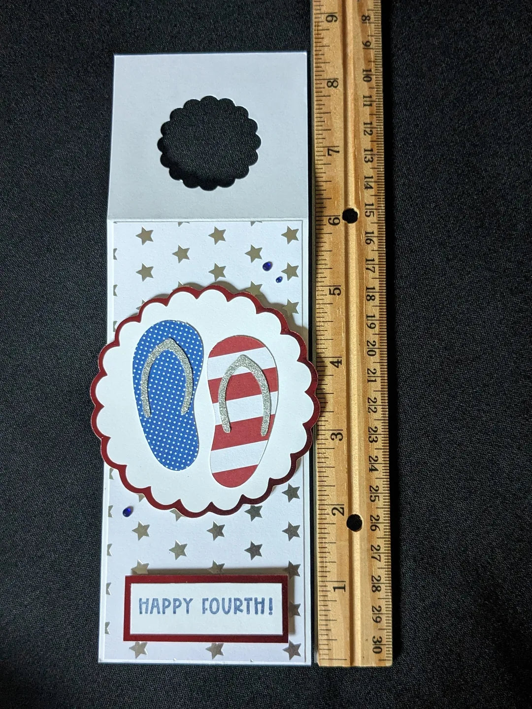 Happy Fourth Bottle Gift Tag