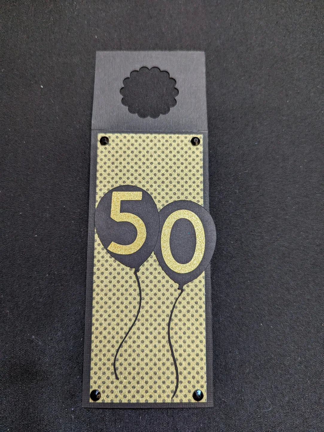 50th Bottle Gift Tag