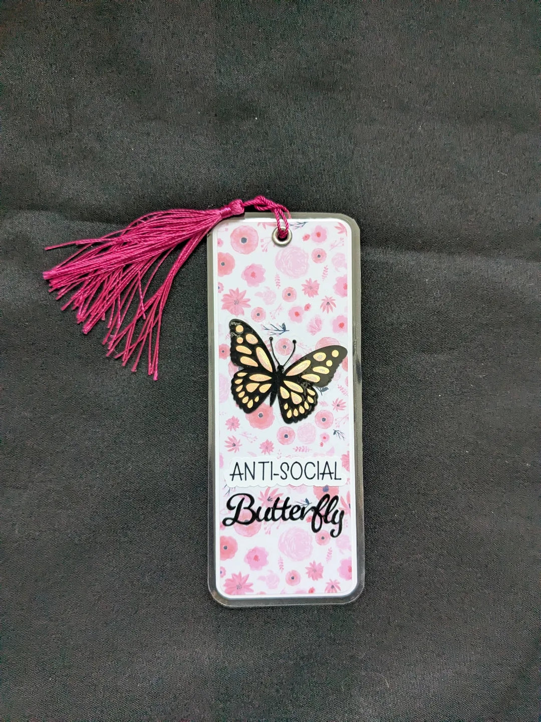 Anti-Social Butterfly Bookmark
