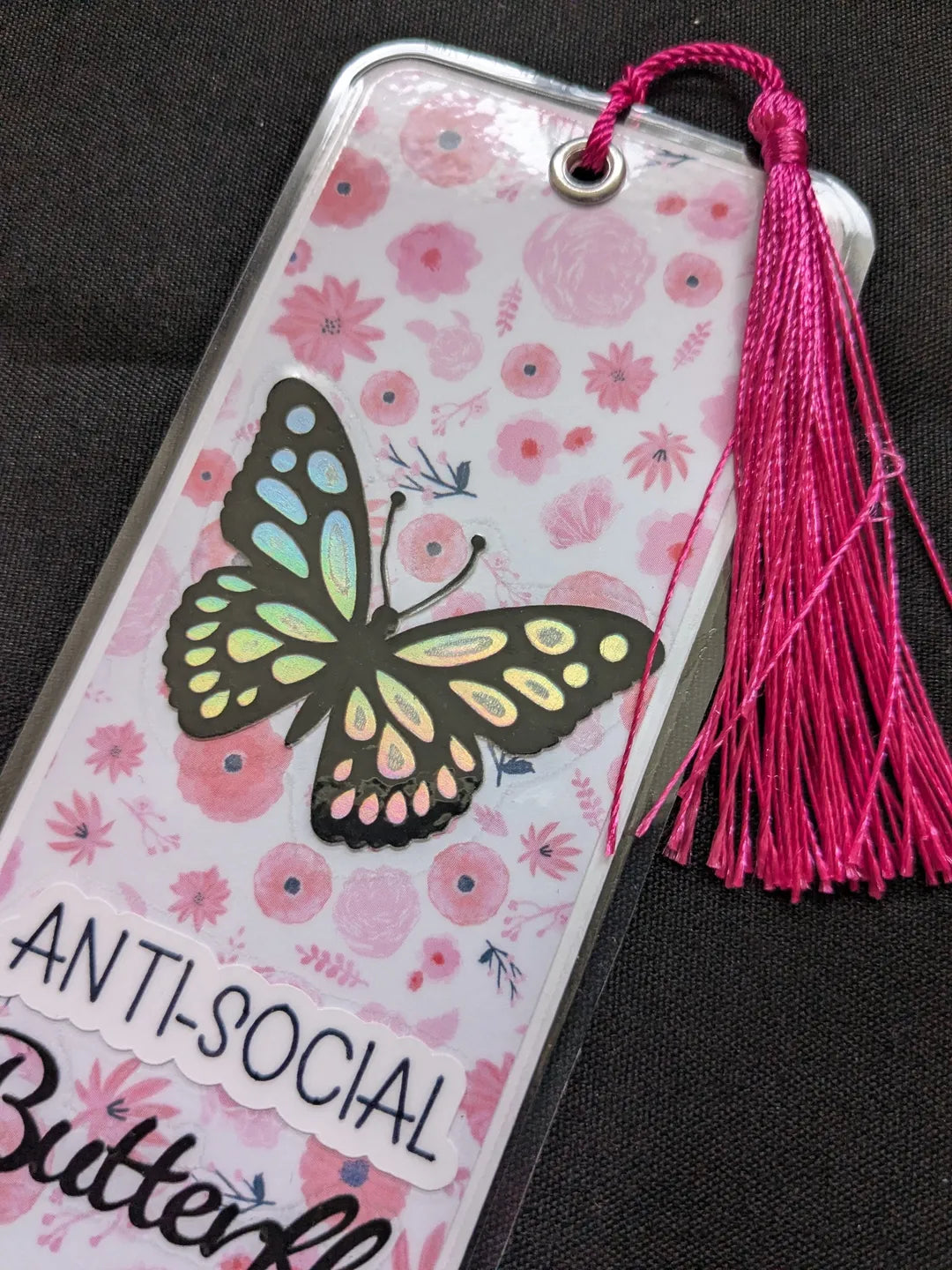 Anti-Social Butterfly Bookmark