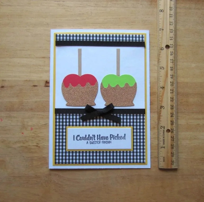 Candy Apple Friend Card
