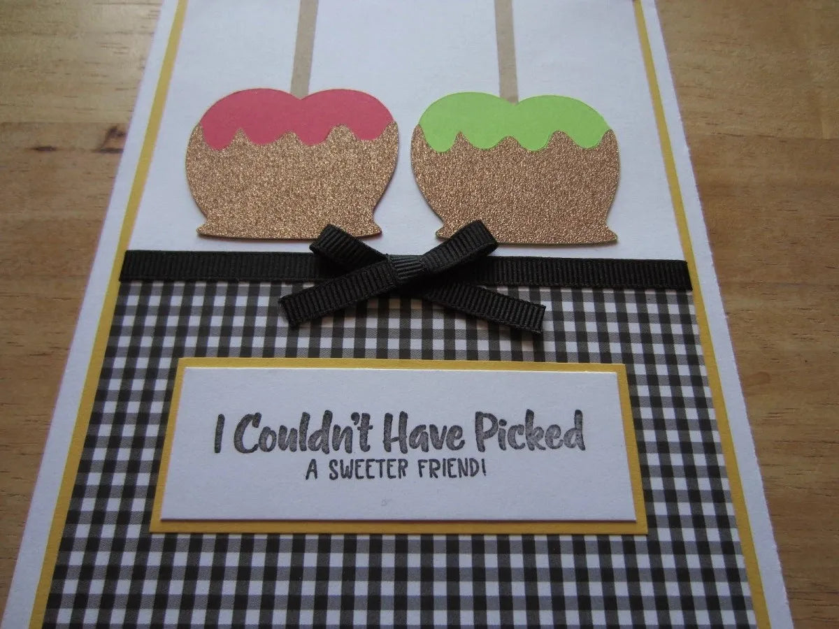 Candy Apple Friend Card