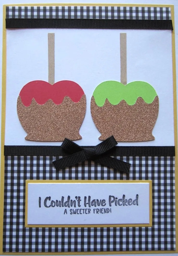 Candy Apple Friend Card