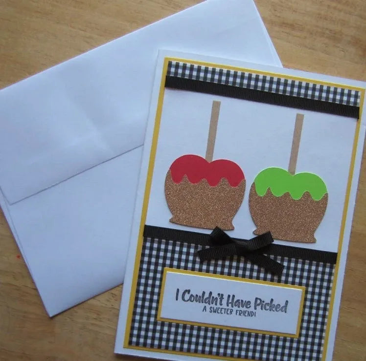 Candy Apple Friend Card