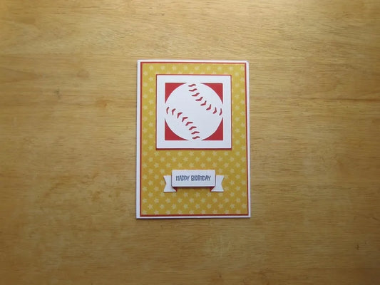 Happy Birthday Baseball Card