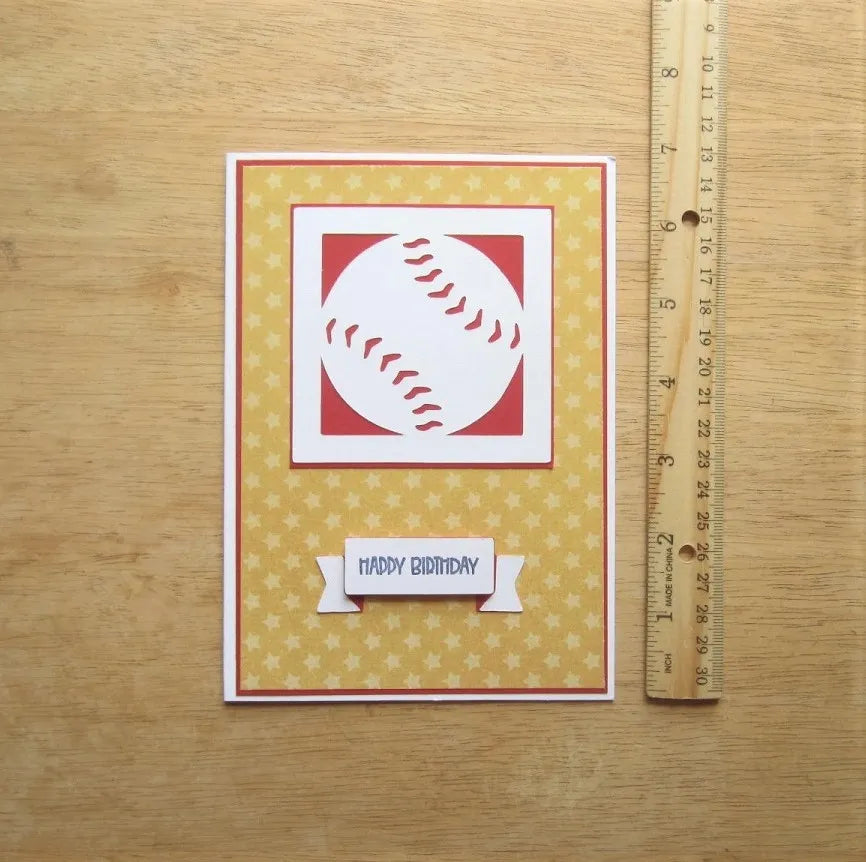 Happy Birthday Baseball Card