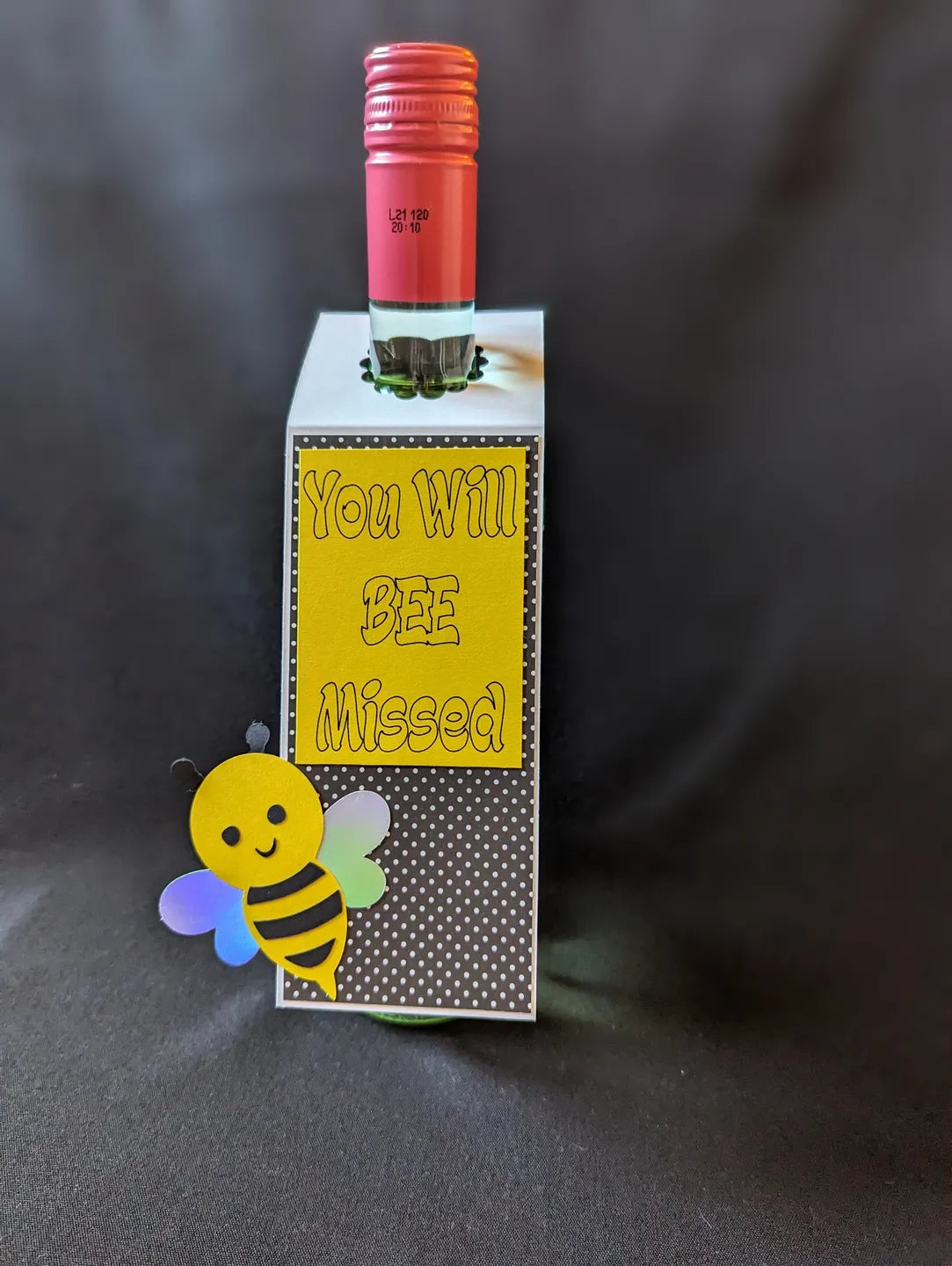 Retirement Bottle Gift Tag