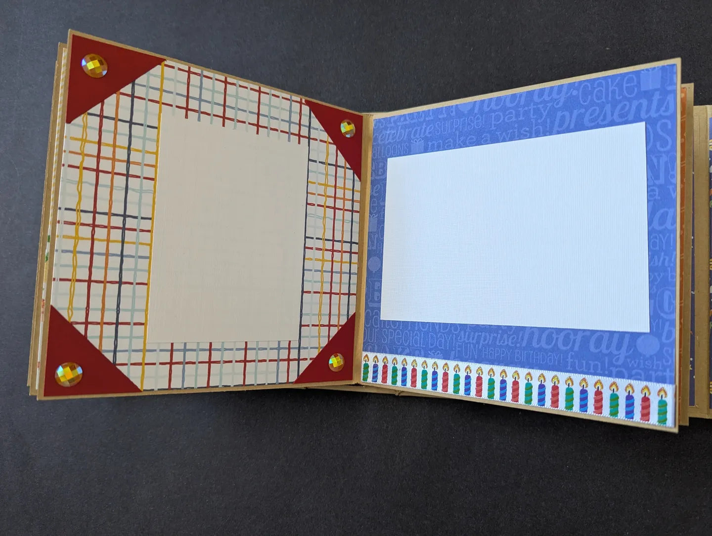 Premade Boy Birthday Mini Chipboard Album