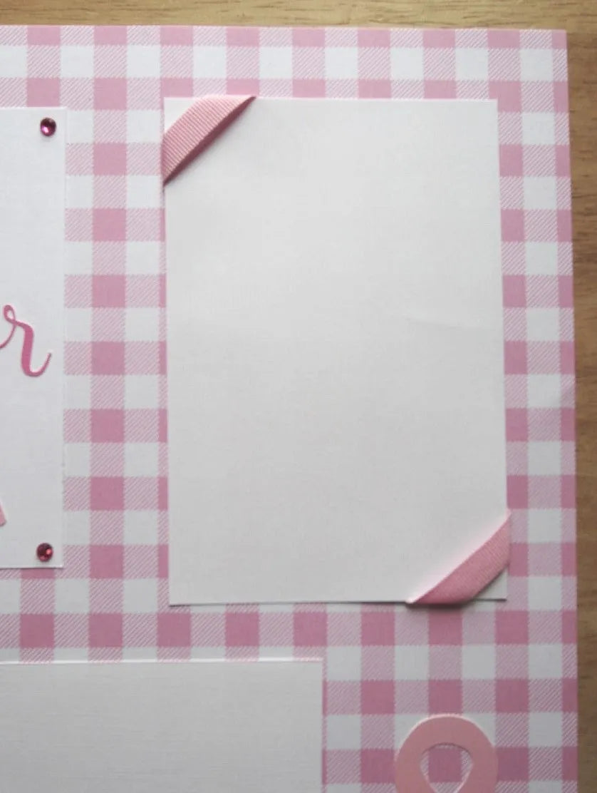 Cancer Survivor Scrapbook Page