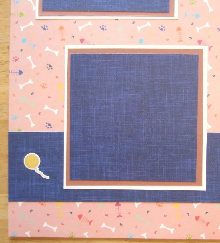 Cat Scrapbook Page