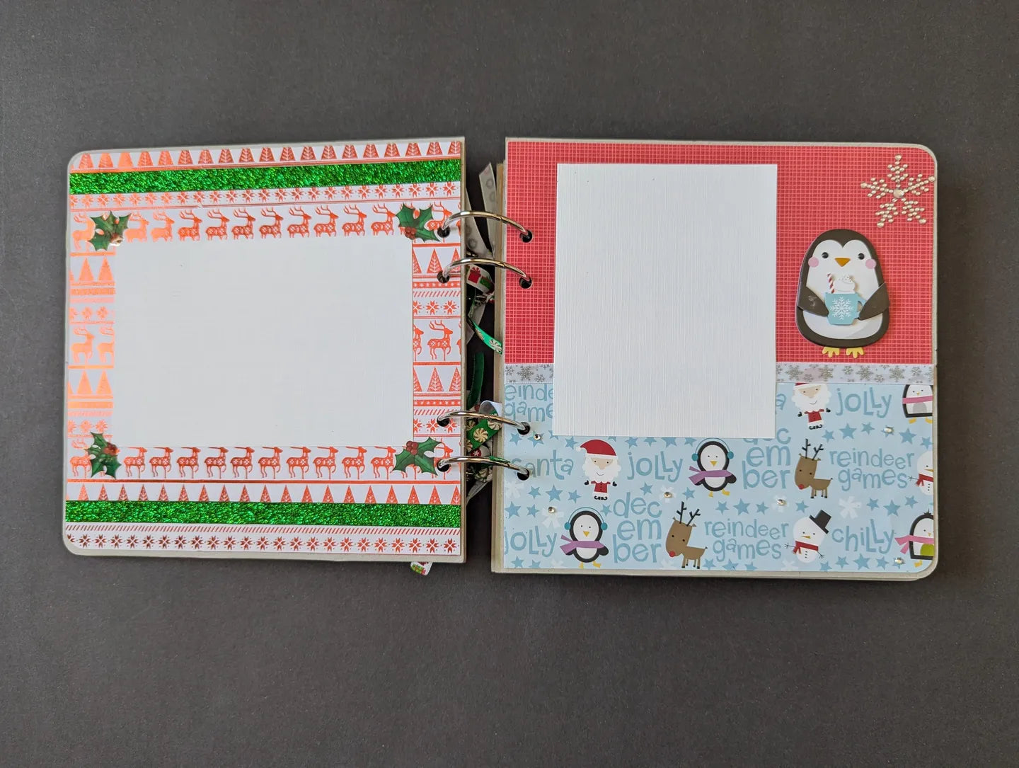 Christmas Chipboard Album