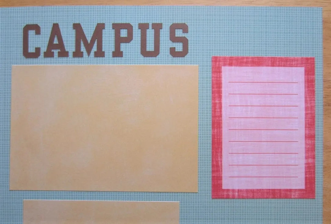 College Bound Scrapbook Pages