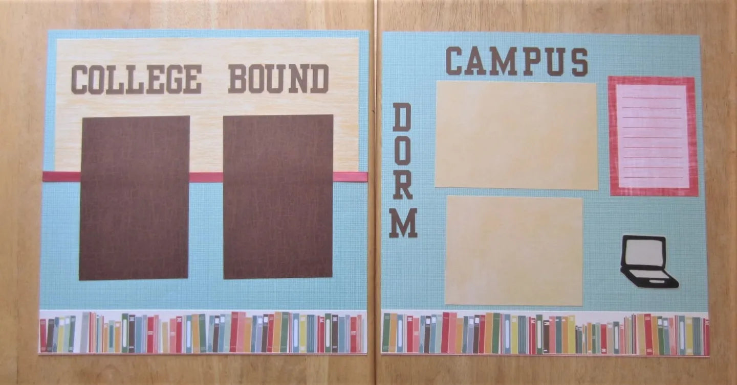 College Bound Scrapbook Pages