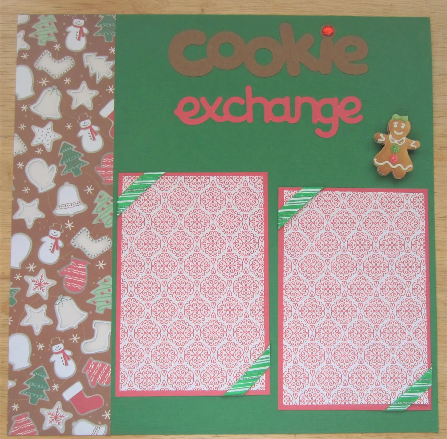 Christmas Cookies Scrapbook Pages