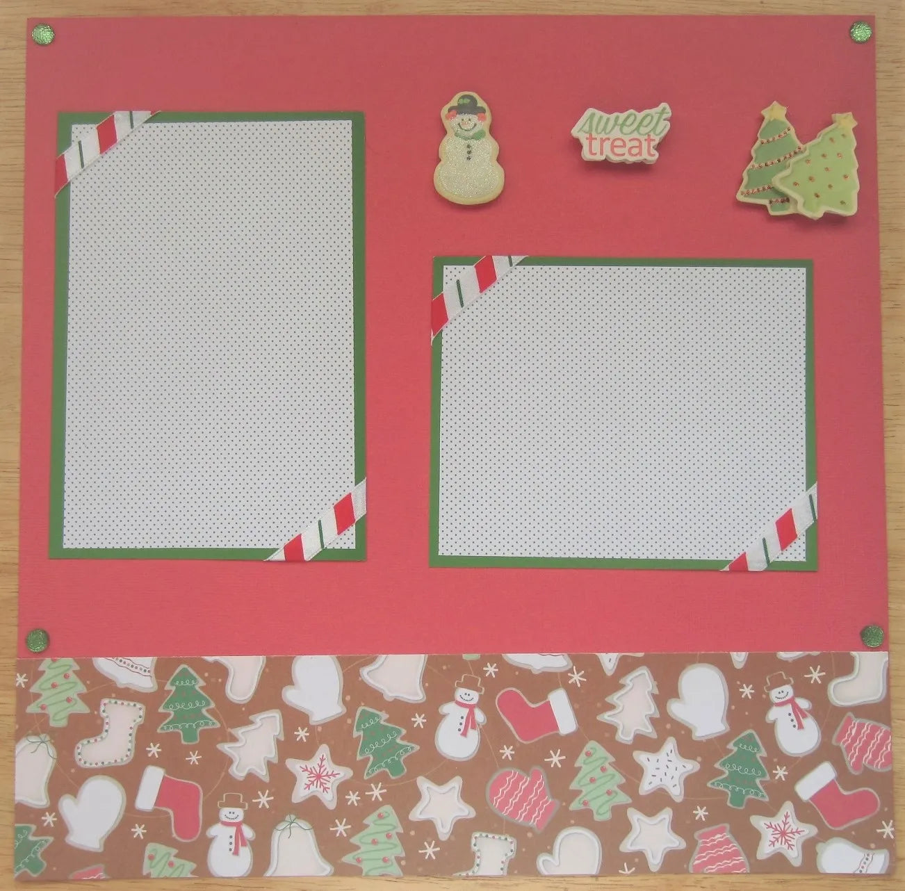 Christmas Cookies Scrapbook Pages