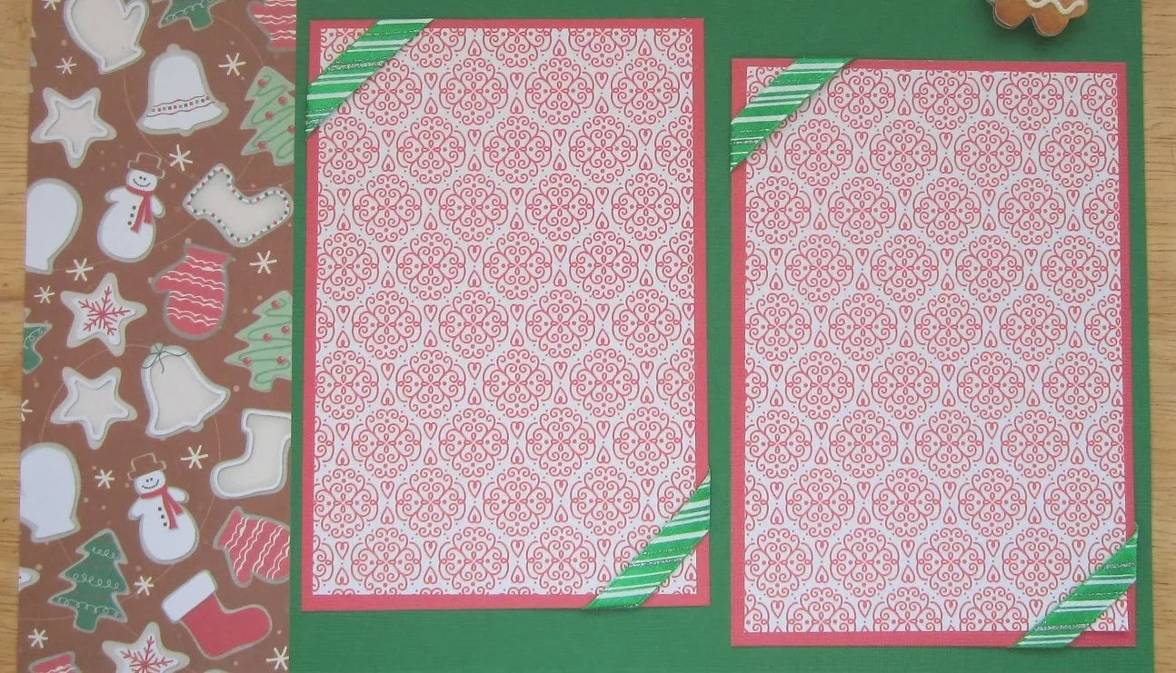 Christmas Cookies Scrapbook Pages