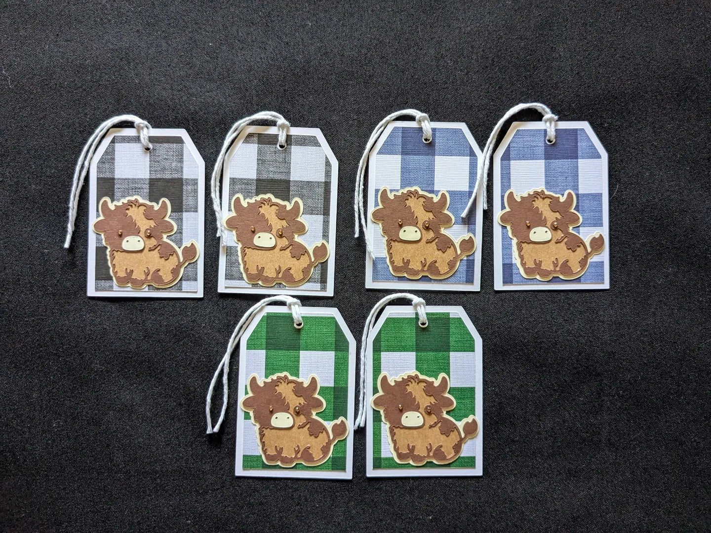 Highland Cow Gift Tags (Set of 6)